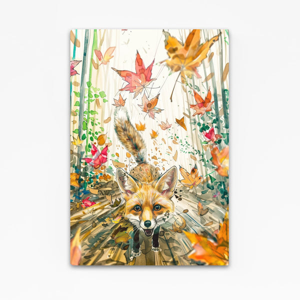 Renard Esprit d'Automne Tableau Renard | TableauDecoModerne®