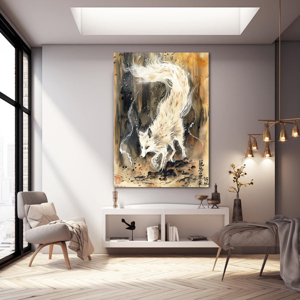 Renard Éthéré Tableau Renard | TableauDecoModerne®