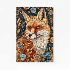 Renard Fleuri Tableau Renard | TableauDecoModerne®