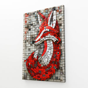 Renard Géométrique Tableau Renard | TableauDecoModerne®