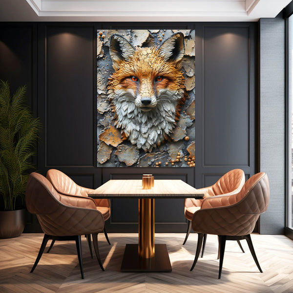 Renard Majesté Tableau Renard | TableauDecoModerne®