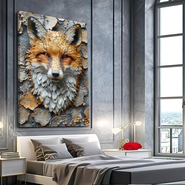 Renard Majesté Tableau Renard | TableauDecoModerne®