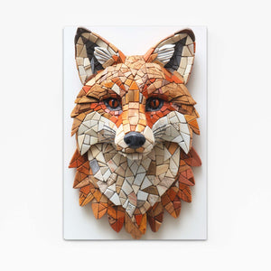 Renard Mosaïque Tableau Renard | TableauDecoModerne®