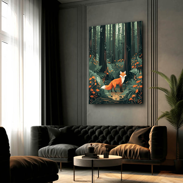 Renard Mystique Tableau Renard | TableauDecoModerne®