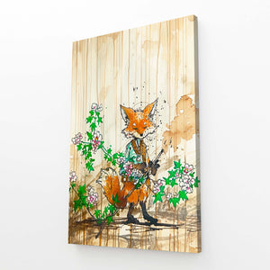 Renard Poétique Tableau Renard | TableauDecoModerne®