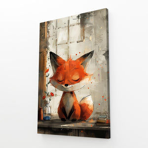 Renard Rêveur Tableau Renard | TableauDecoModerne®