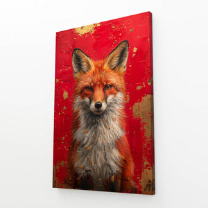 Renard Rouge Tableau Renard | TableauDecoModerne®