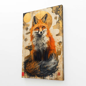 Renard Solaire Tableau Renard | TableauDecoModerne®