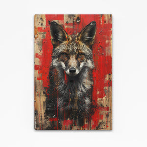 Renard Sombre Tableau Renard | TableauDecoModerne®