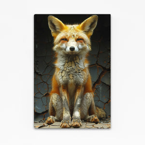 Renard Souriant Tableau Renard | TableauDecoModerne®