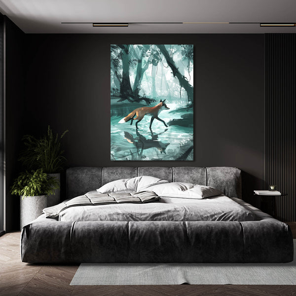 Renard Sylvestre Tableau Renard | TableauDecoModerne®