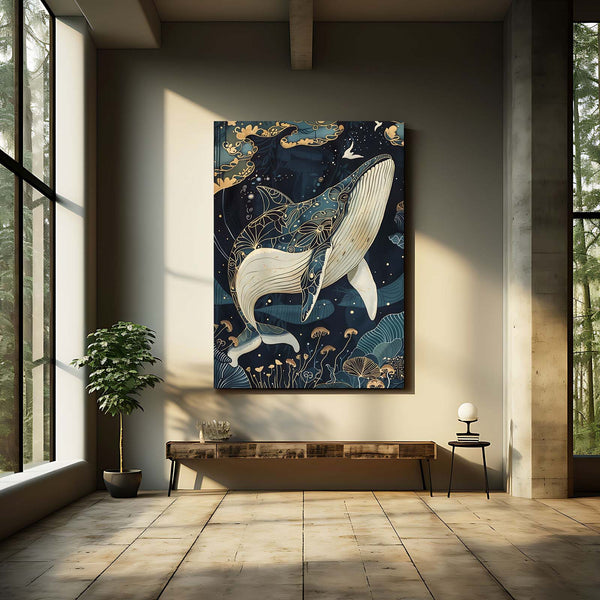 Rêve Aquatique Tableau Baleine | TableauDecoModerne®