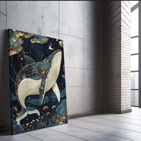 Rêve Aquatique Tableau Baleine | TableauDecoModerne®