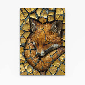 Rêve Doré Tableau Renard | TableauDecoModerne®