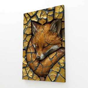 Rêve Doré Tableau Renard | TableauDecoModerne®