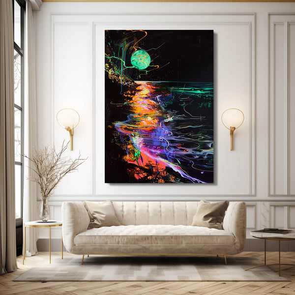 Rêve Electrique Tableau Lune | TableauDecoModerne®