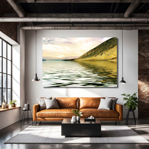 Rivage Doré Tableau Paysage | TableauDecoModerne®