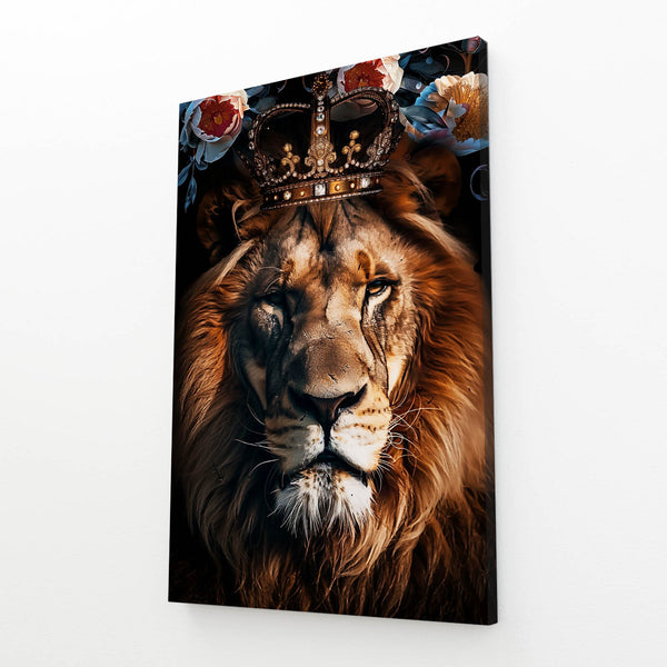 Roi Majestueux Tableau Lion | TableauDecoModerne®