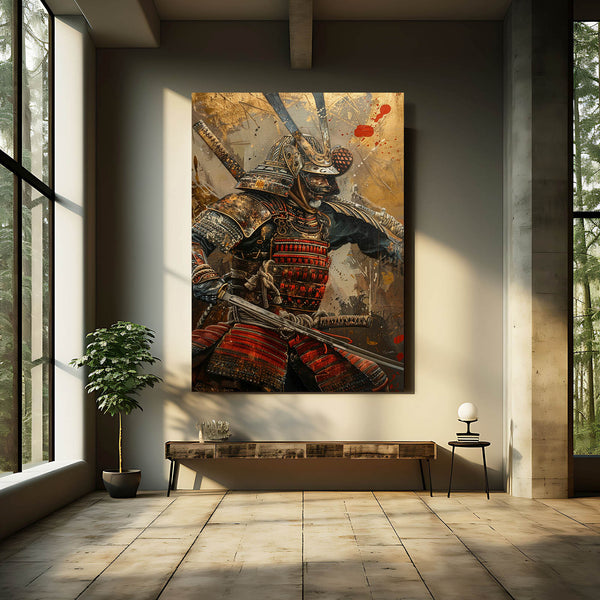 Samouraï Guerrier Tableau Japonais | TableauDecoModerne®