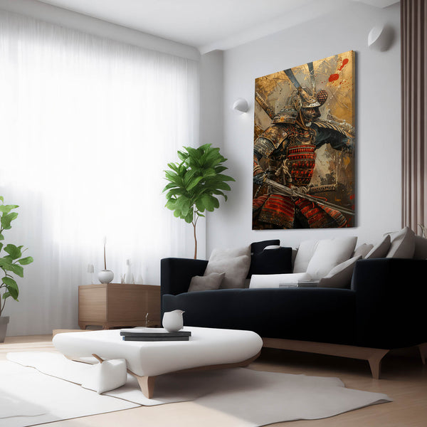 Samouraï Guerrier Tableau Japonais | TableauDecoModerne®