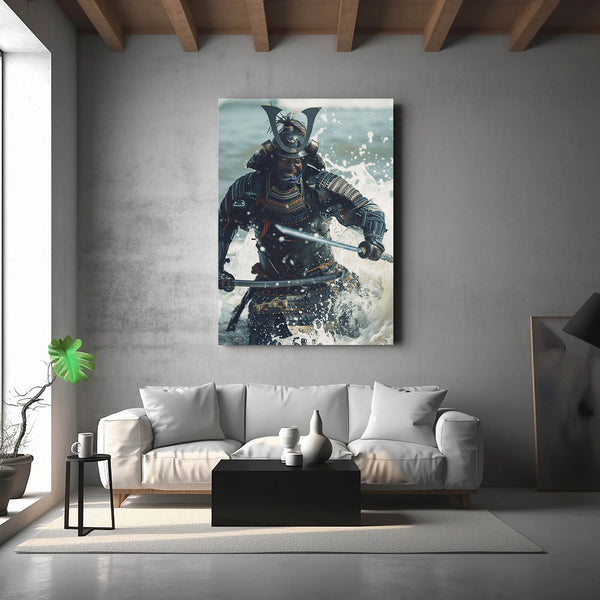 Samourai des Vagues Tableau Japonais | TableauDecoModerne®