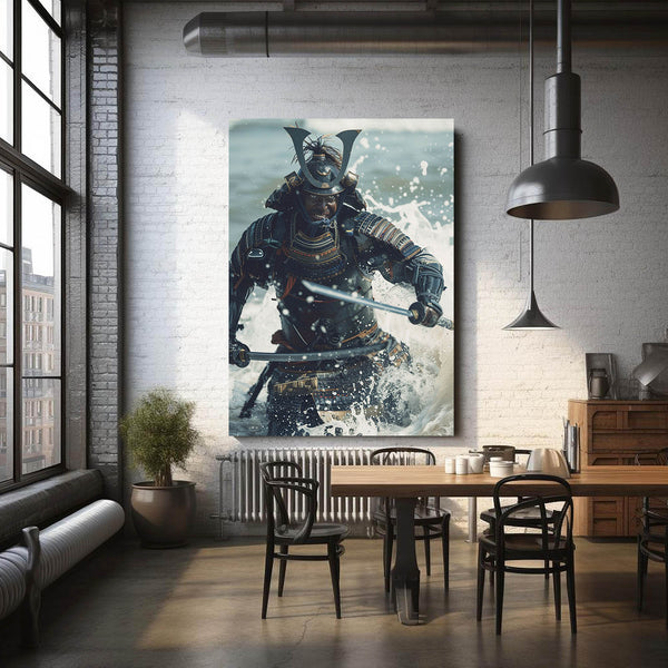 Samourai des Vagues Tableau Japonais | TableauDecoModerne®