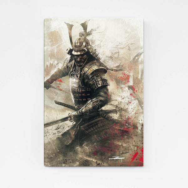 Samurai en Action Tableau Japonais | TableauDecoModerne®