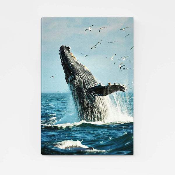 Saut de Baleine Tableau | TableauDecoModerne®