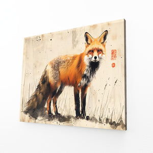 Sauvage Tableau Renard | TableauDecoModerne®