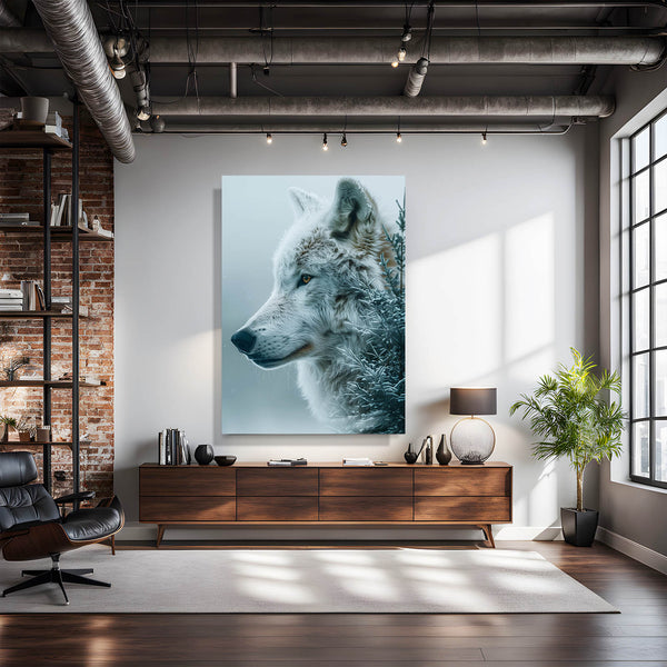 Sérénité Loup Tableau | TableauDecoModerne®