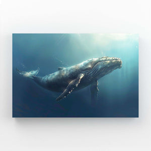 Sérénité Océanique Tableau Baleine | TableauDecoModerne®