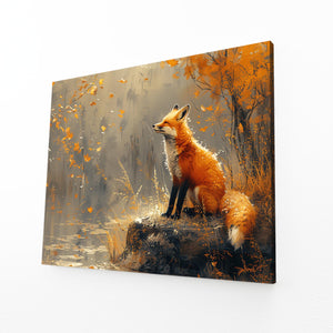 Sérénité Tableau Renard | TableauDecoModerne®