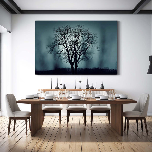 Silhouette Envoûtante Tableau Arbre | TableauDecoModerne®