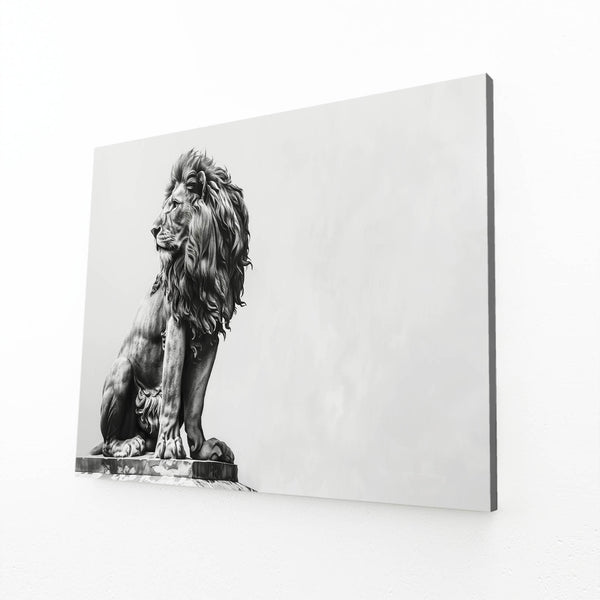 Statue Royale Tableau Lion | TableauDecoModerne®