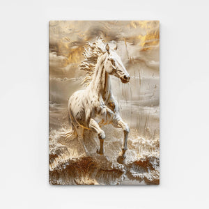 Tableau 3D Cheval Majestueux | TableauDecoModerne®