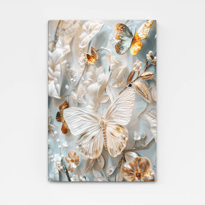 Tableau 3D Papillons Dorés | TableauDecoModerne®