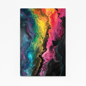 Tableau Abstrait Arc-en-Ciel Mystique | TableauDecoModerne®