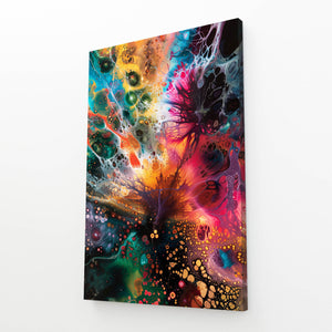 Tableau Abstrait Cosmos Éclatant | TableauDecoModerne®