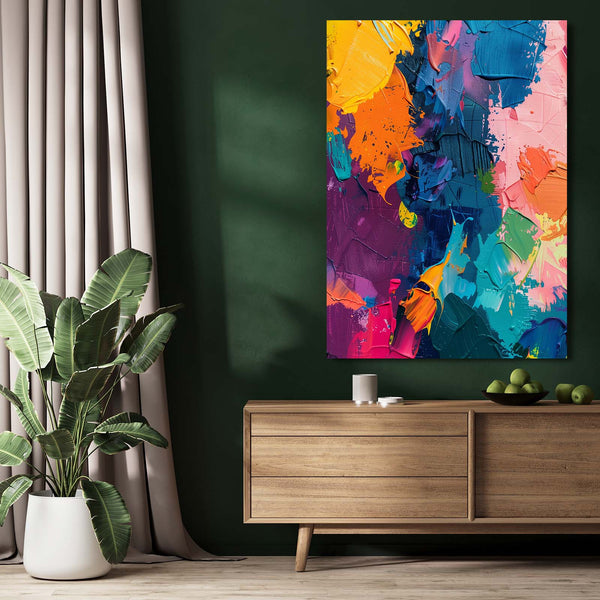 Tableau Abstrait Couleurs Vives | TableauDecoModerne®