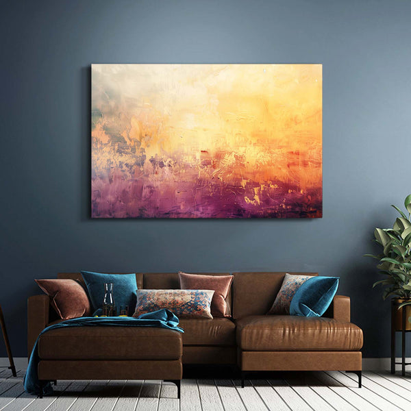 Tableau Abstrait Crépuscule Doux | TableauDecoModerne®