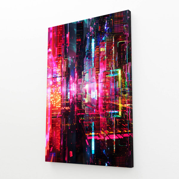 Tableau Abstrait Cyberville | TableauDecoModerne®