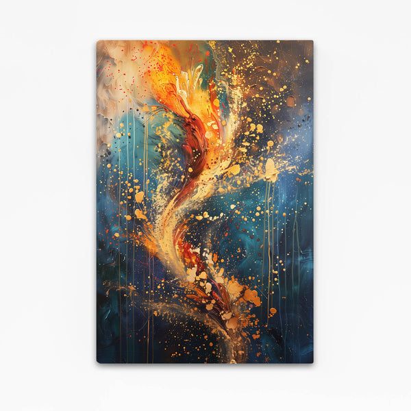 Tableau Abstrait Danse de Feu | TableauDecoModerne®