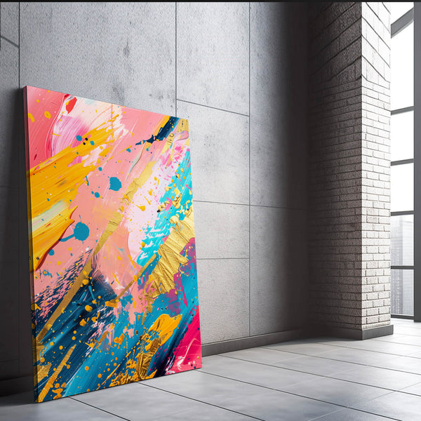 Tableau Abstrait Explosion de Couleurs | TableauDecoModerne®