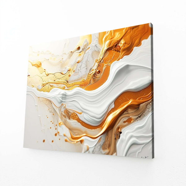 Tableau Abstrait Flots d'Or | TableauDecoModerne®