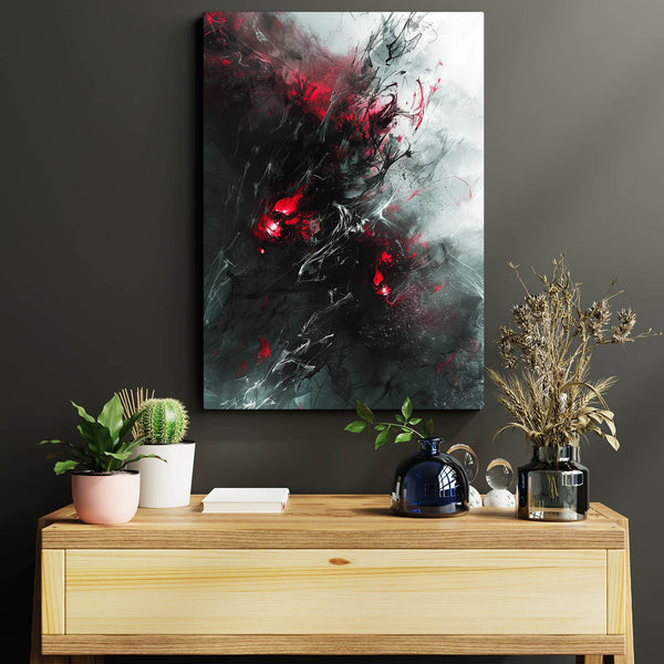 Tableau Abstrait Fureur Nocturne | TableauDecoModerne®