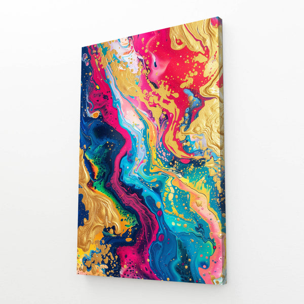 Tableau Abstrait Fusion Colorée | TableauDecoModerne®