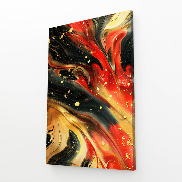 Tableau Abstrait Fusion Incandescente | TableauDecoModerne®