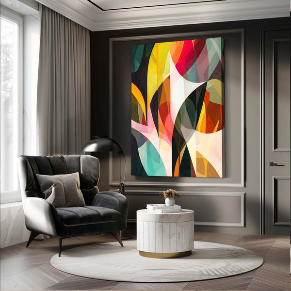 Tableau Abstrait Fusion Lumineuse | TableauDecoModerne®