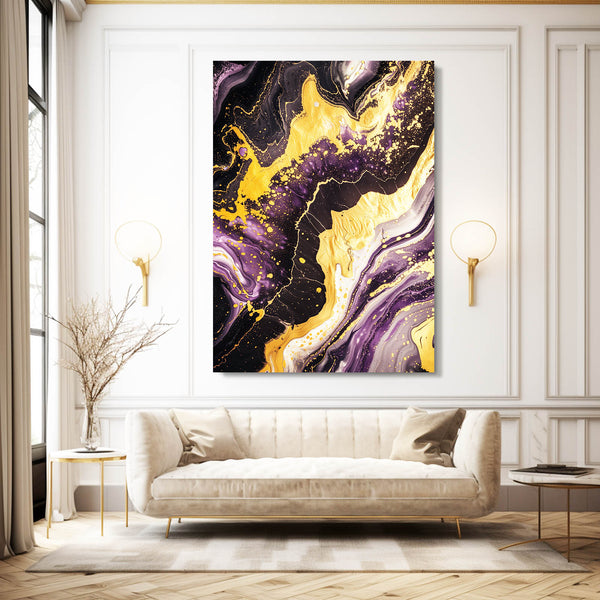 Tableau Abstrait Lueur Mystique | TableauDecoModerne®