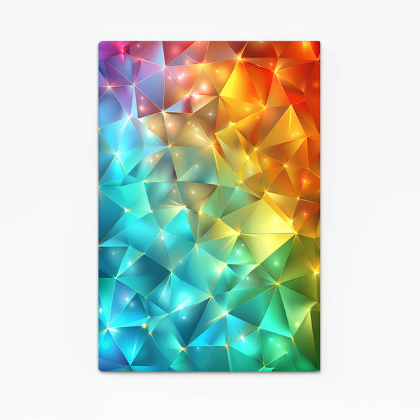 Tableau Abstrait Prisme Arc-en-Ciel | TableauDecoModerne®